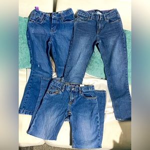 Girls size 10 cruel girl and Levi’s 3 pair